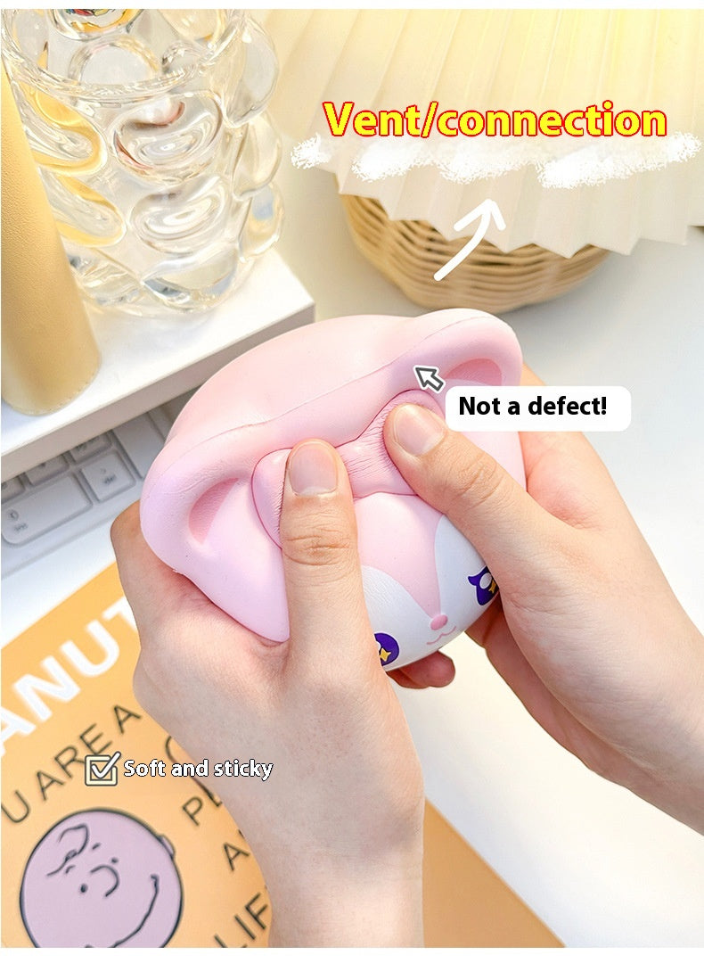 Cute Stress Relief Toy Slow Rebound Squeezing Toy Stress Relief Vent Doll