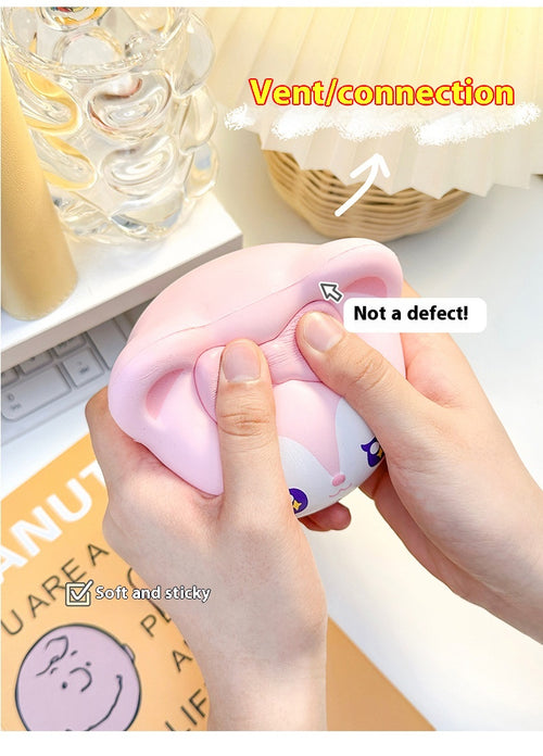 Cute Stress Relief Toy Slow Rebound Squeezing Toy Stress Relief Vent Doll