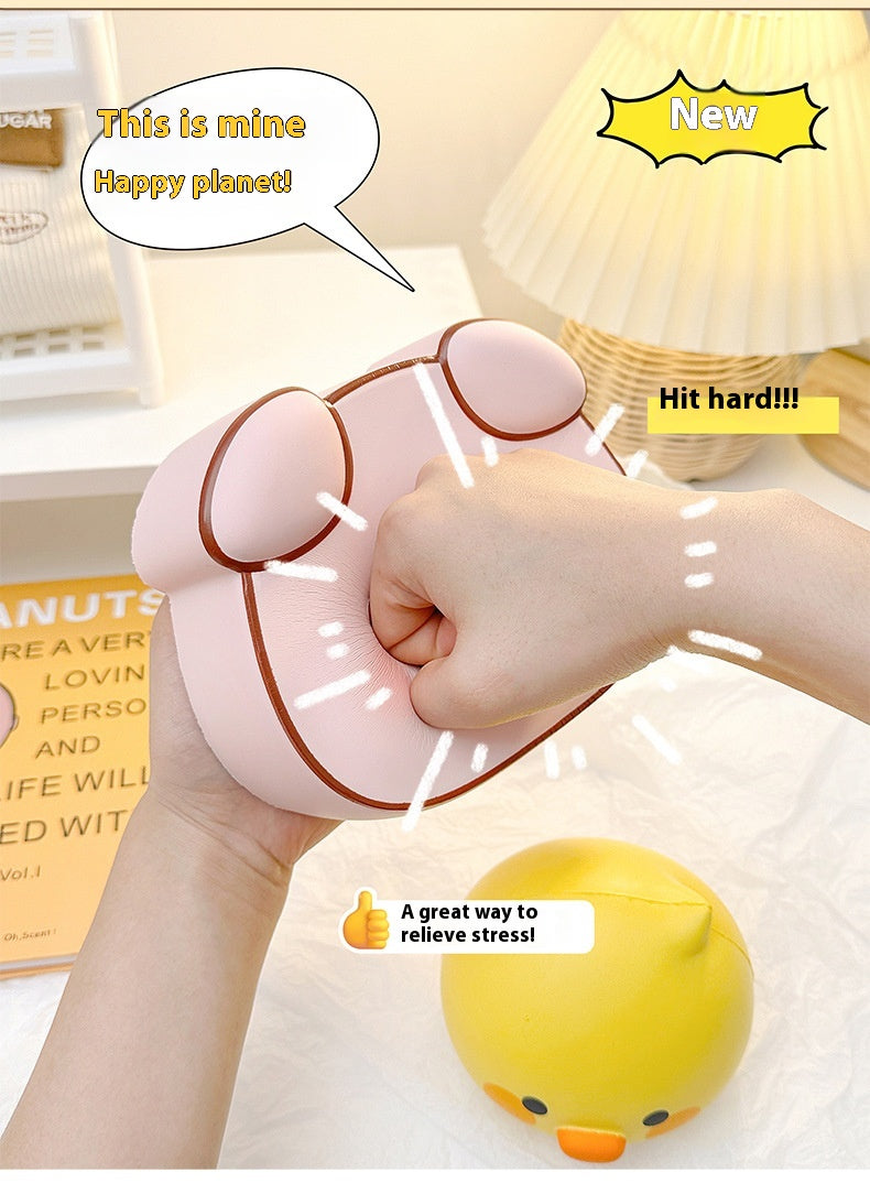Cute Stress Relief Toy Slow Rebound Squeezing Toy Stress Relief Vent Doll